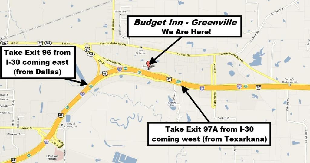 Budget Inn Motel Greenville Tx Exteriör bild